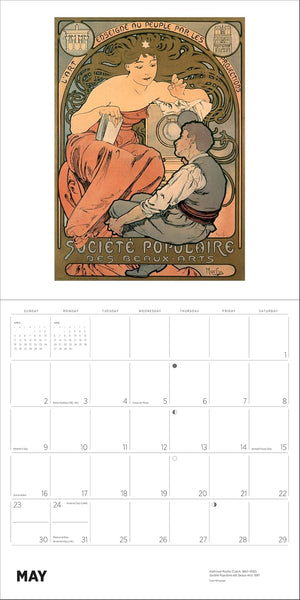 Alphonse Mucha : 2027 Wall Calendar
