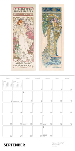 Alphonse Mucha : 2027 Wall Calendar