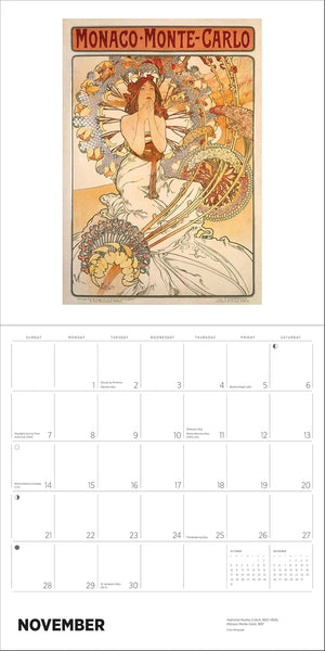 Alphonse Mucha : 2027 Wall Calendar