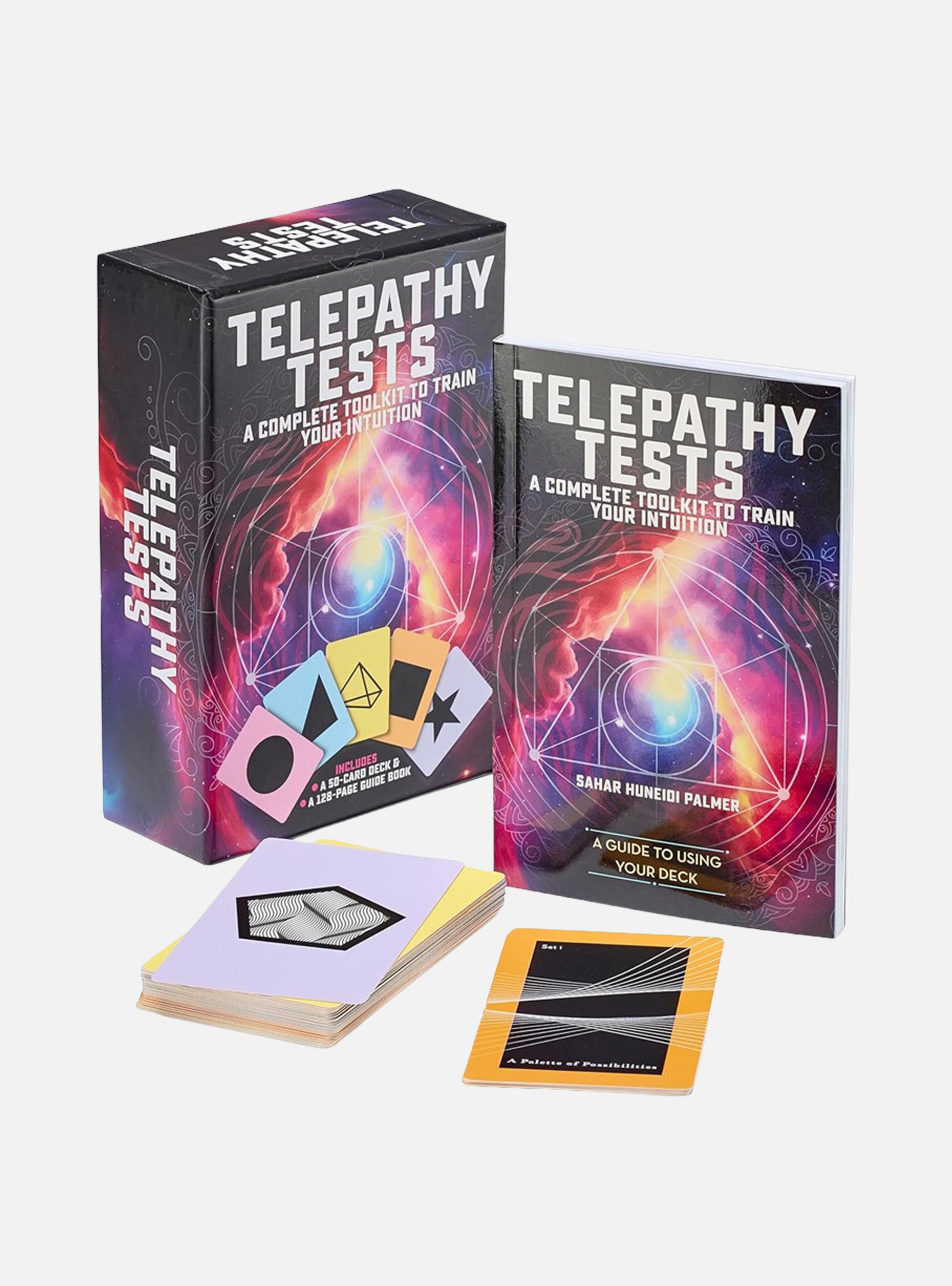 Telepathy Tests Book & Card Deck: A Complete Toolkit to Train Your Intuition
