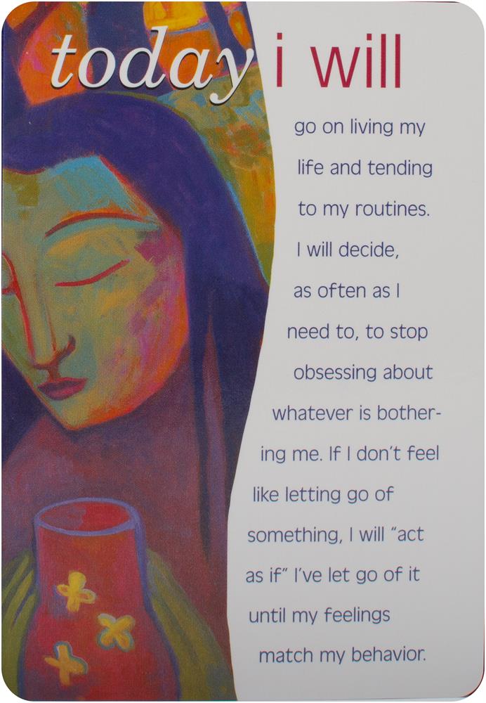 Language of letting go cards