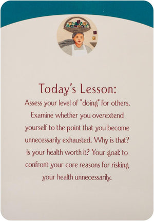 Wisdom for healing cards - 50 lessons in personal empowerment