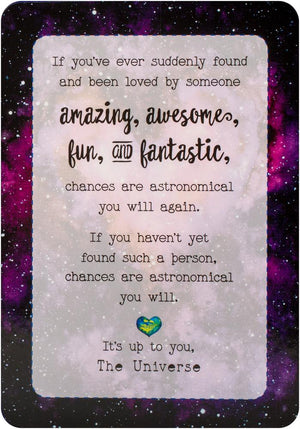 Notes from the Universe on Love and Relationships Oracle Cards