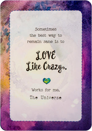 Notes from the Universe on Love and Relationships Oracle Cards