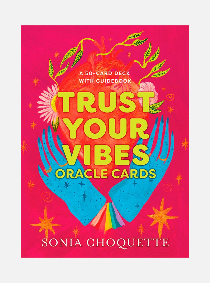 Trust Your Vibes Oracle Cards: A 50-Card Deck with Guidebook