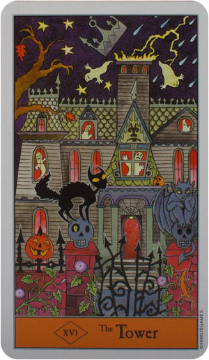 The Halloween Tarot Deck & Book Set: 78-Card Deck [With Book]