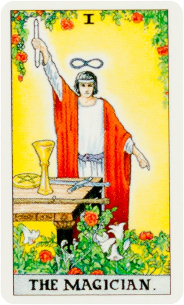 Keychain, Tiny Tarot (Key Chain + Tiny Universal Waite Tarot