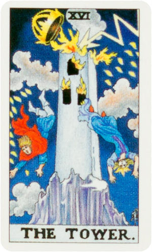 Keychain, Tiny Tarot (Key Chain + Tiny Universal Waite Tarot