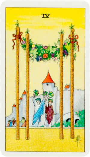 Keychain, Tiny Tarot (Key Chain + Tiny Universal Waite Tarot