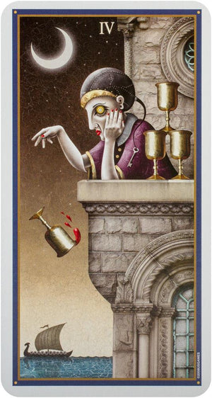 Deviant Moon Tarot: Premier Edition (78-Card Deck & Custom Spread Sheet)