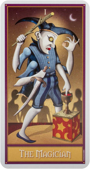 Deviant Moon Tarot: Premier Edition (78-Card Deck & Custom Spread Sheet)