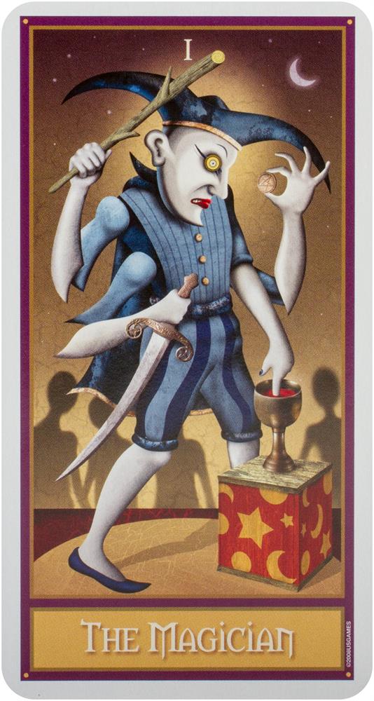 Deviant Moon Tarot: Premier Edition (78-Card Deck & Custom Spread Sheet)