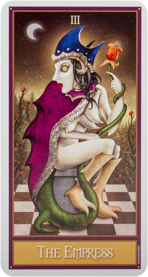Deviant Moon Tarot: Premier Edition (78-Card Deck & Custom Spread Sheet)