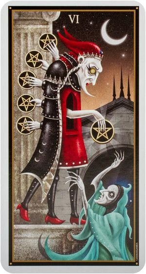 Deviant Moon Tarot: Premier Edition (78-Card Deck & Custom Spread Sheet)