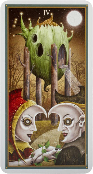 Deviant Moon Tarot: Premier Edition (78-Card Deck & Custom Spread Sheet)
