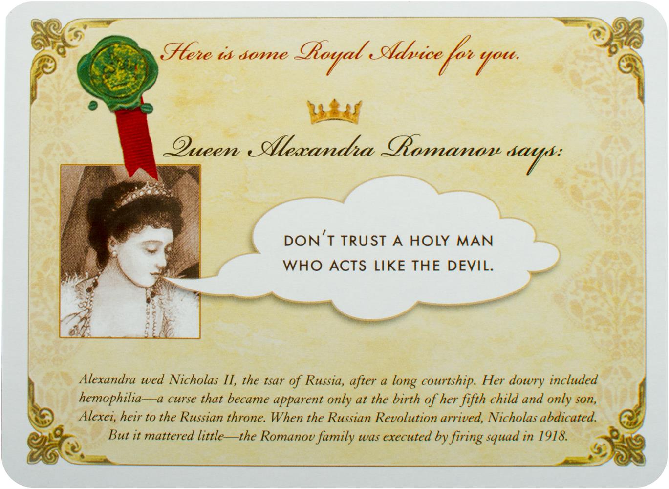 Ask The Queens: Advice Card Deck (40-Card Deck; Boxed)