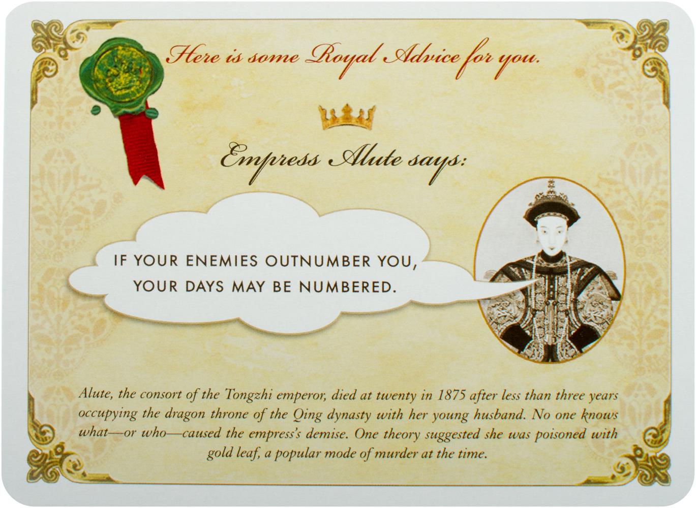 Ask The Queens: Advice Card Deck (40-Card Deck; Boxed)