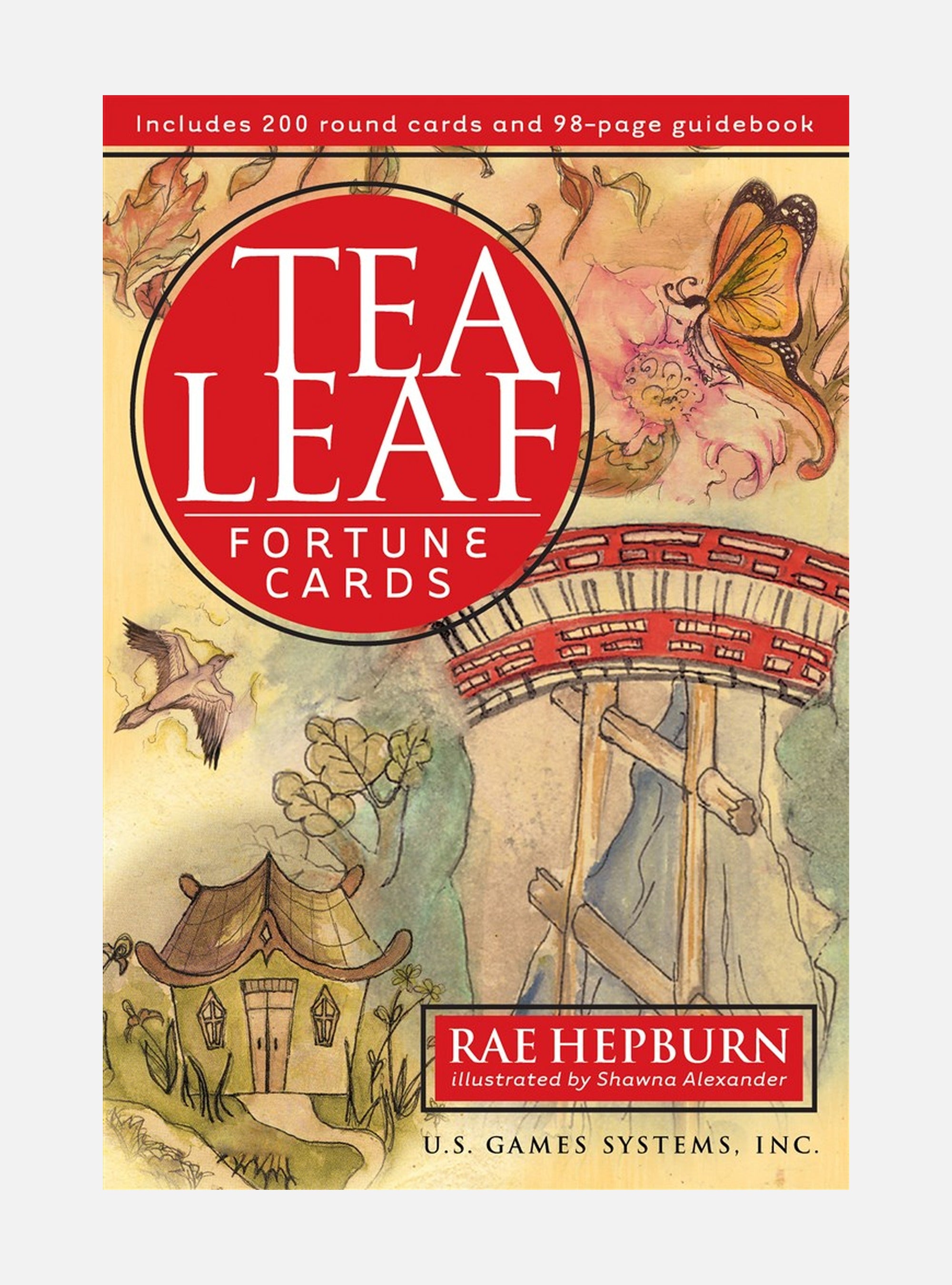 Tea Leaf Fortune Cards (Book & 200 Round Cards)