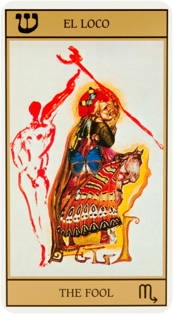Salvador Dali Deluxe Tarot: Gilded Deck & Book Set