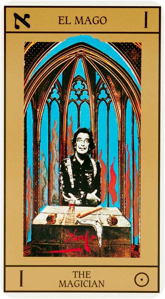 Salvador Dali Deluxe Tarot: Gilded Deck & Book Set