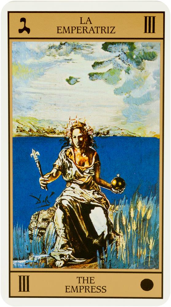 Salvador Dali Deluxe Tarot: Gilded Deck & Book Set