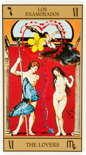 Salvador Dali Deluxe Tarot: Gilded Deck & Book Set