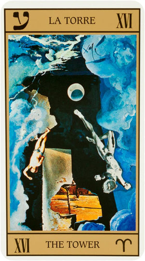 Salvador Dali Deluxe Tarot: Gilded Deck & Book Set