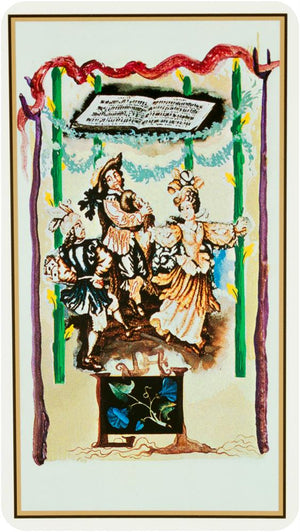 Salvador Dali Deluxe Tarot: Gilded Deck & Book Set