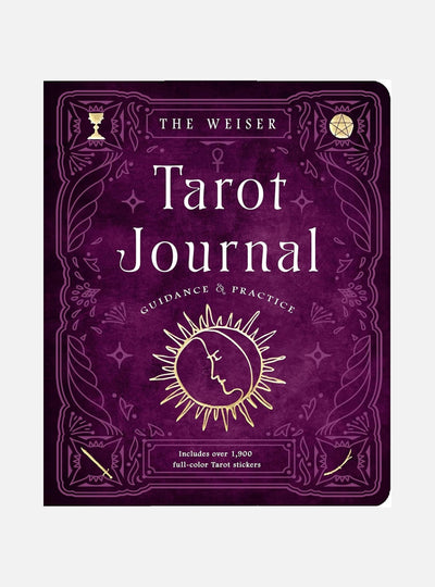 Weiser Tarot Journal: Guidance and Practice (includes over 1900 Tarot stickers, layflat binding)