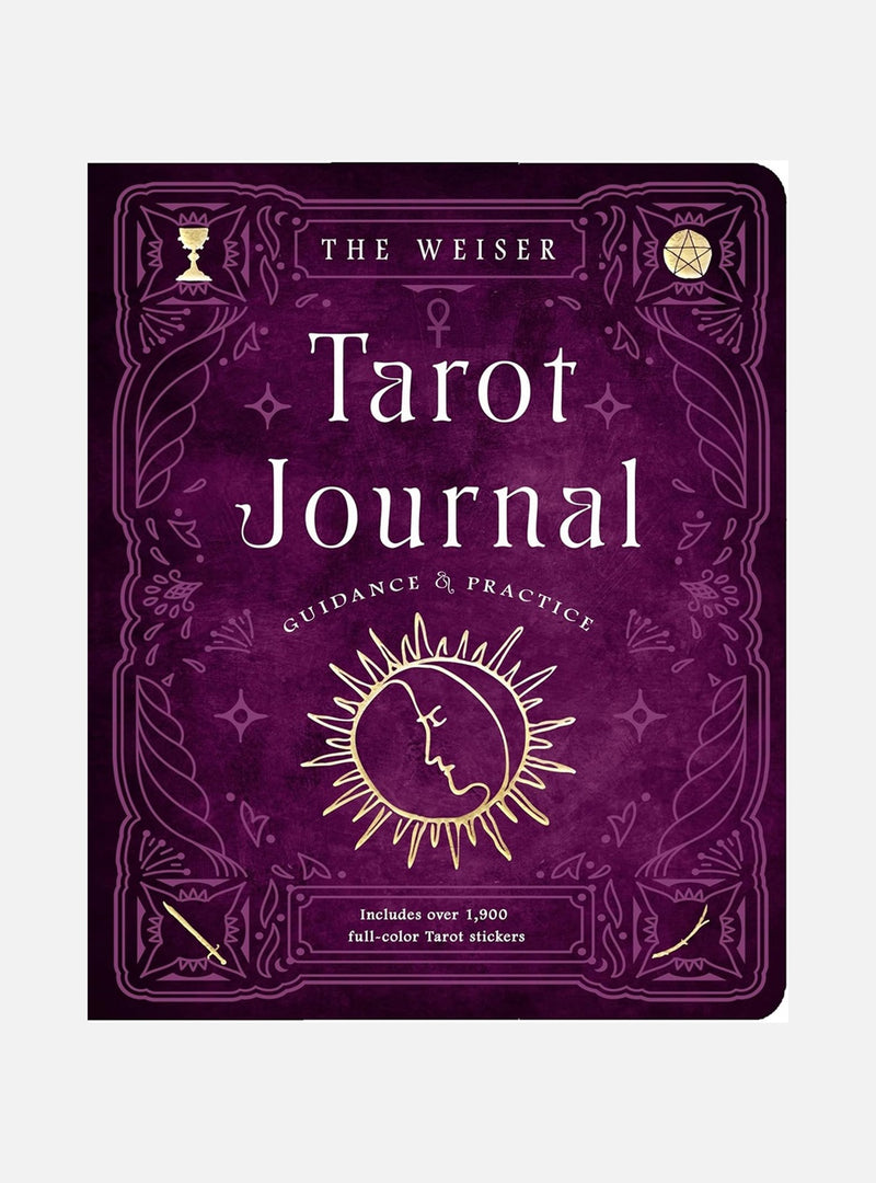 Weiser Tarot Journal: Guidance and Practice (includes over 1900 Tarot stickers, layflat binding)