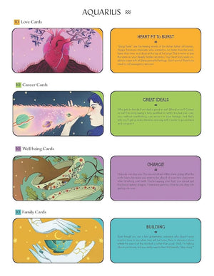 Aquarius Pocket Zodiac Cards: 40 Magical Messages from the Stars