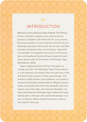 Ashtanga Yoga Practice Cards