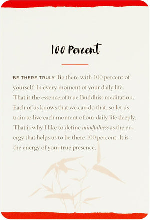Everyday Peace Cards: 108 Mindfulness Meditations