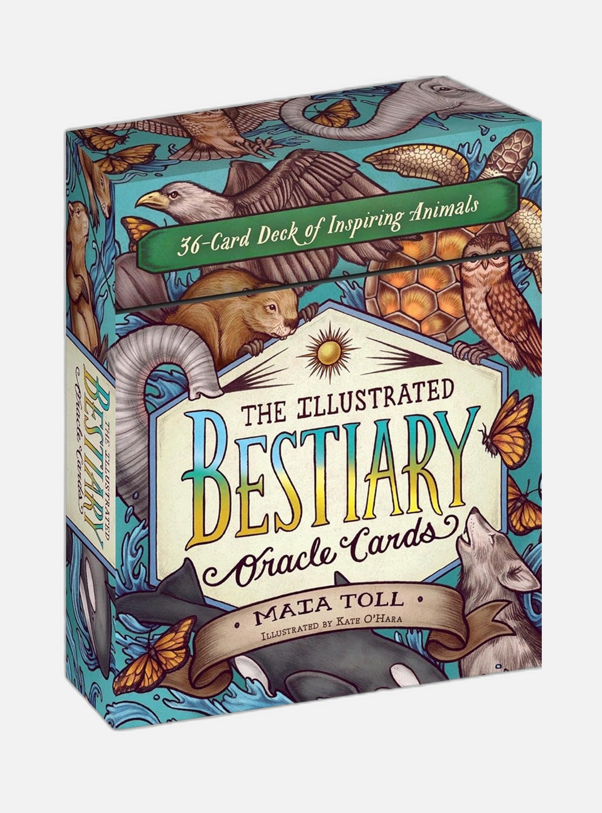 The Illustrated Bestiary Oracle Cards: 36-Card Deck of Inspiring Animals
