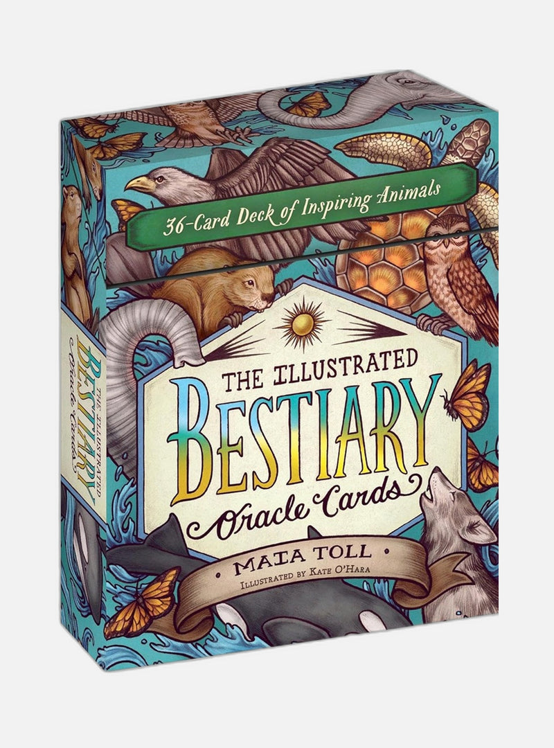 The Illustrated Bestiary Oracle Cards: 36-Card Deck of Inspiring Animals
