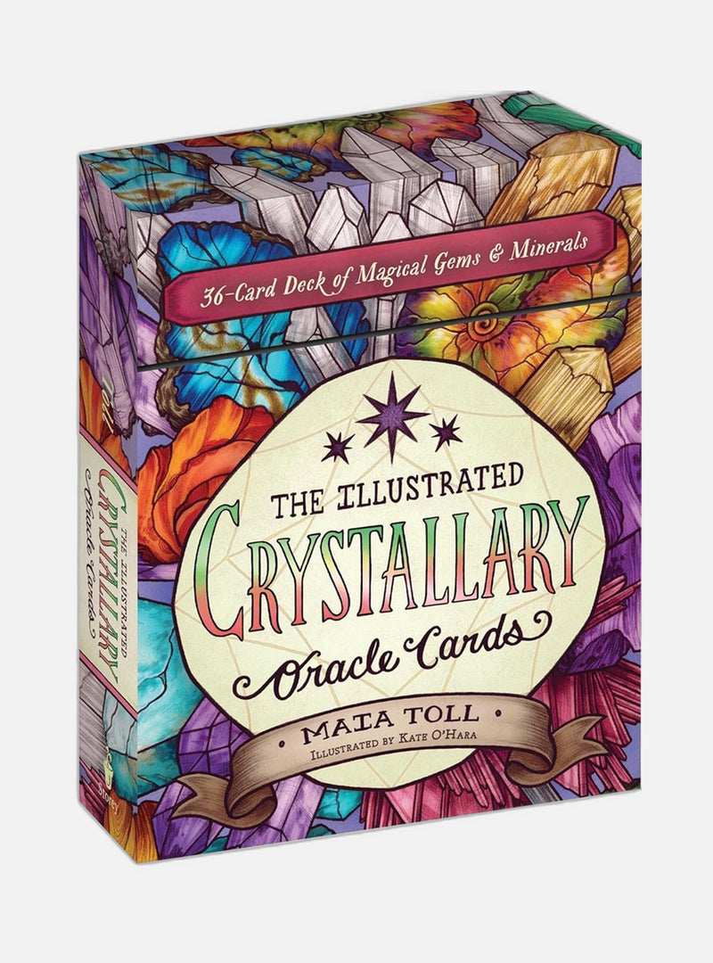 The Illustrated Crystallary Oracle Cards: 36-Card Deck of Magical Gems & Minerals