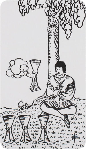 Black & White Rider-Waite Tarot Deck