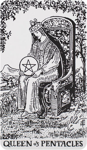 Black & White Rider-Waite Tarot Deck