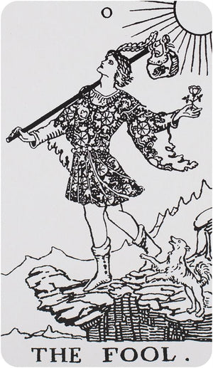 Black & White Rider-Waite Tarot Deck
