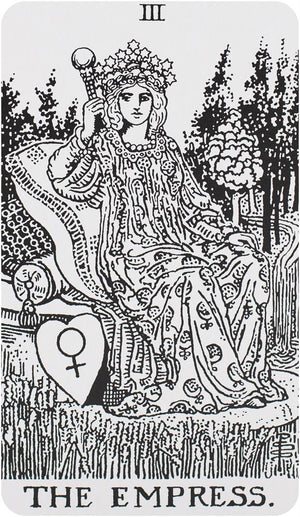 Black & White Rider-Waite Tarot Deck