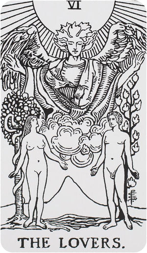 Black & White Rider-Waite Tarot Deck
