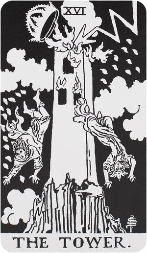Black & White Rider-Waite Tarot Deck