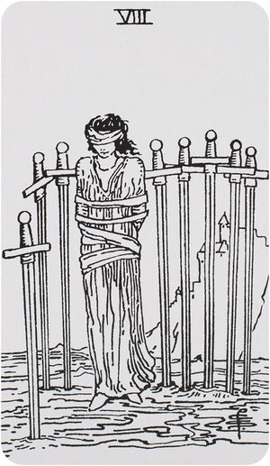 Black & White Rider-Waite Tarot Deck