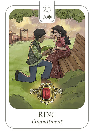 Simplicity Lenormand: Beginner-Friendly 41-card Lenormand Deck with Keywords on Cards, Includes 132-page Guidebook with Clear Meanings and Reading Instructions