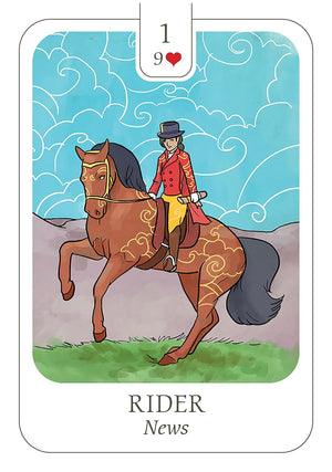 Simplicity Lenormand: Beginner-Friendly 41-card Lenormand Deck with Keywords on Cards, Includes 132-page Guidebook with Clear Meanings and Reading Instructions
