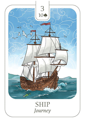 Simplicity Lenormand: Beginner-Friendly 41-card Lenormand Deck with Keywords on Cards, Includes 132-page Guidebook with Clear Meanings and Reading Instructions