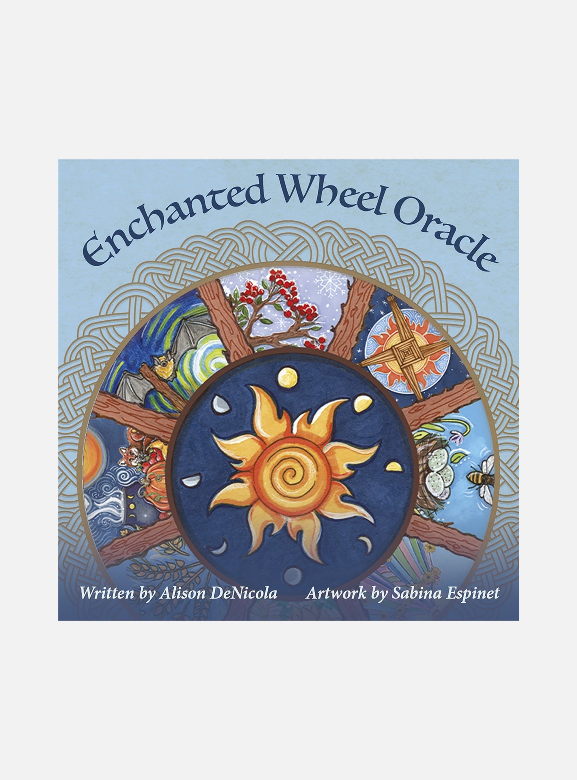 Enchanted Wheel Oracle: 45 Round Cards with Hand-Painted Art— Explore Spiritual Pathways, Portals, and Elemental Energy with the Celtic Wheel of the Year, Cycles of Nature, Includes 128-Page Illustrat