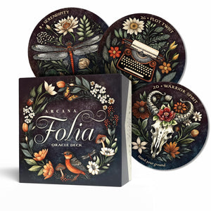 Arcana Folia Oracle Deck: 50-Card Round Deck, Nature-Inspired