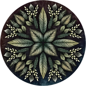 Arcana Folia Oracle Deck: 50-Card Round Deck, Nature-Inspired