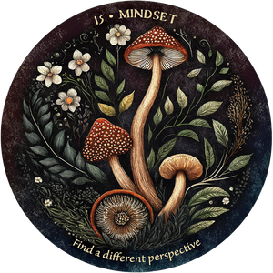 Arcana Folia Oracle Deck: 50-Card Round Deck, Nature-Inspired